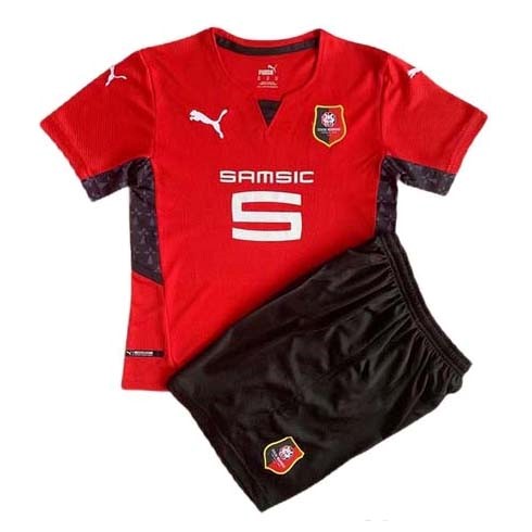 Camiseta Stade Rennais Replica Primera Ropa Niño 2021/22